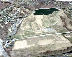 3-D rendering of Newark Reservoir, Oct_2008