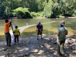 Alosine Survey below Brandywine Dam 2 Jul 28 2020