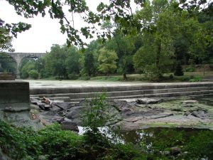 Wilmington water intake dam during 2002 drought