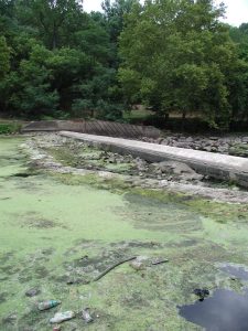 Wilmington water intake dam during 2002 drought