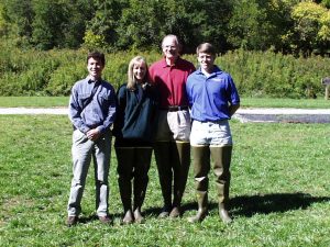 Congressman Mike Castle visits White Clay Creek, Oct 1999