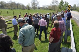 Field Recon of Ag Conservation Project in Brandywine Creek watershed May 3 2018
