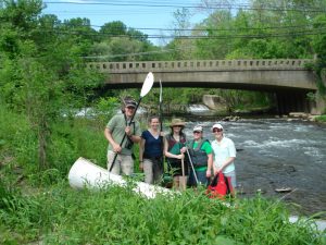 Field recon White Clay Creek Dam No. 4, May 2010