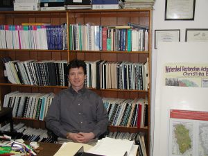 Jerry in the DGS Annex Conference Room, 2001