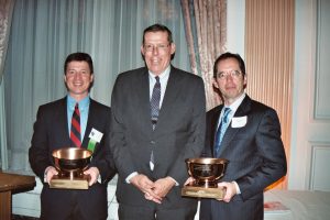 Jerry Kauffman and Kevin Donnelly received WRADRB Baxter Award, Phila, PA, Apr 2004