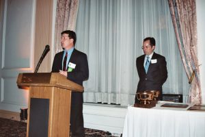 Jerry Kauffman speaks at WRADRB annual dinner, Apr 2004