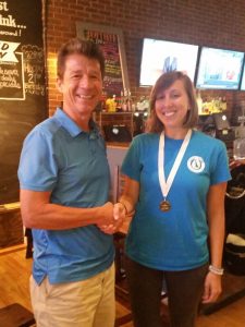 Kristen Molfetta receives SPPA Water Resources Scholarship Award from Jerry Kauffman, Jul 2016