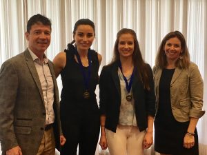 Lauran Askin and Briana Diacopoulos received SPPA Excellence in Water Resources Scholarship Award May 18 2017