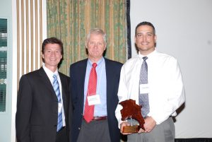 Matt Miller and Jerry Kauffman at BVA annual dinner, Oct 2011