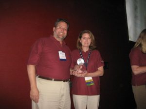 Nicole Minni receives GIS award, Apr 2008