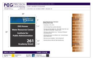 UD DGS Annex Sign design, Sep, 2015