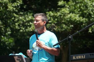 UDWRC Director Gerald Kauffman speaks about Lenapehocking at Brandywine Shad Fest Jul 31 2021