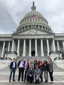UDWRC water research students Kelly Jacobs and Matt Kirchoff advocate for water legislation at the US Congress Mar 11 2020