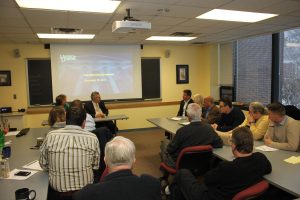 UD President Assanis addresses School of Public Policy Faculty, 12-15-17