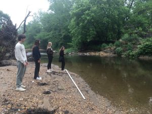 CIEG 467 667 Streampower Field Survey White Clay Creek Brynes Dam No. 1 removed Dec 2014 (May 15, 2025)