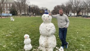 Seasons Greetings on the UD green (Dec 7, 2023)