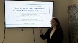 Megan Wassil presenting at Graduate Program in Water Science & Policy Brownbag Seminar (Sep 17, 2025)