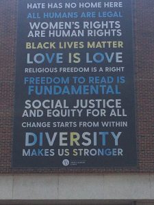 UD Morris Library message of hope (Jun 2025)